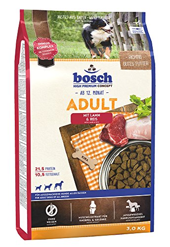 Bosch 44026 Hundefutter Adult Lamb und Rice 3 kg - 1