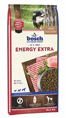 bosch HPC Energy Extra | Hundetrockenfutter für Sport- und Leistungshunde aller Rassen, 1 x 15 kg - 1