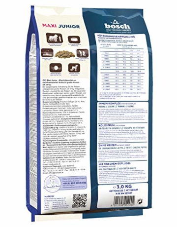 bosch HPC Maxi Junior | Hundetrockenfutter zur Aufzucht großer Rassen (ab 25 kg Endgewicht), 1 x 3 kg - 2