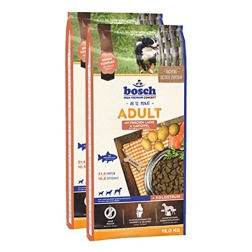 bosch Hundefutter Verschiedene Sorten 2x15kg Lachs & Kartoffel - 