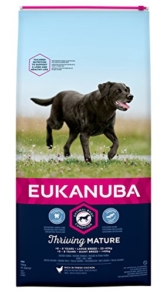 Eukanuba Mature Trockenfutter für reife große Hunde mit frischem Huhn, 15kg - 1