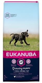 Eukanuba Puppy Trockenfutter für große Welpen mit frischem Huhn, 15kg - 1