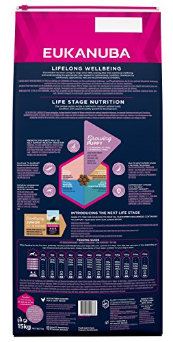 Eukanuba Puppy Trockenfutter für große Welpen mit frischem Huhn, 15kg - 2