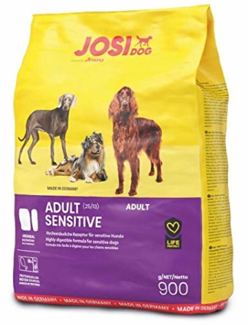 Josera Hundefutter JosiDog Adult Sensitive, 1er Pack (1 x 900 g) - 1