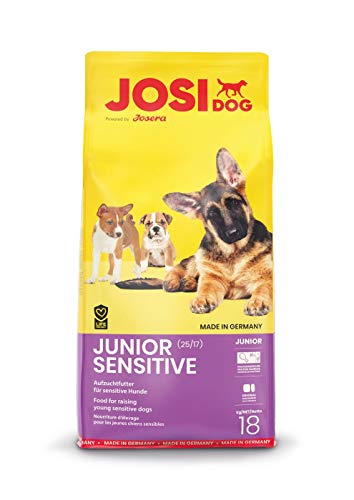 Josera Hundefutter JosiDog Junior Sensitive, 1er Pack (1 x 18 kg) - 1