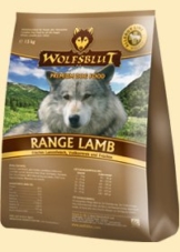 Range Lamb Trockenfutter für Hunde mit Lamm und Reis 8kg (4x2kg) Wolfsblut - 1