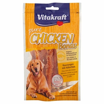 Vitakraft Chicken Bonas Kaustangen für Hund, Geschmak Huhn, 80g - 1