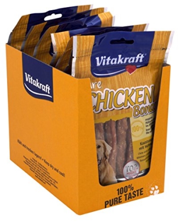 Vitakraft Chicken Bonas Kaustangen für Hund, Geschmak Huhn, 80g - 7