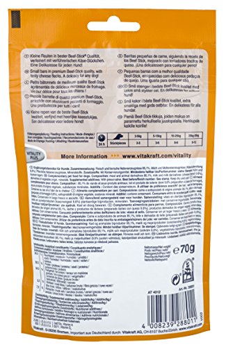 Vitakraft Hundesnack Fleisch-Happen Beef Stick Quadros, 70 g - 2