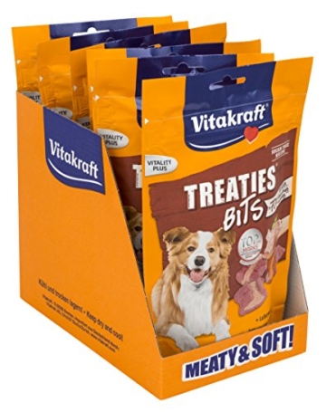 Vitakraft Hundesnack Fleischige Happen Ofengegart Treaties Bits, 120g - 4