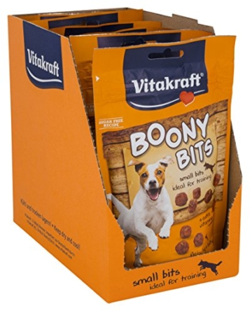 Vitakraft Hundesnack, Snack-Häppchen, Idealer Trainingssnack, Boony Bits, 6er Pack (6 x 55g) - 4