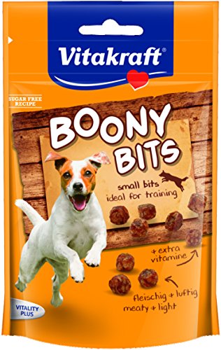 Vitakraft Hundesnack, Snack-Häppchen, Idealer Trainingssnack, Boony Bits, 6er Pack (6 x 55g) - 1