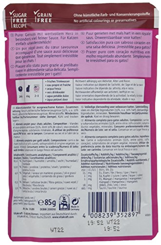 Vitakraft Katzenfutter Nassfutter Poésie Deli- Sauce Pouch Beutel 23 x 85g - 2