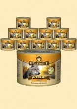 Wolfsblut Jack Rabbit Adult Nassfutter für Hunde mit Kaninchen und Gemüse – 12 x 200 g - 