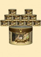 Wolfsblut Wild Boar ADULT Nassfutter für Hunde mit Wildschwein und Kartoffeln – 6 x 200 g - 