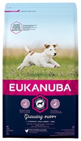 Eukanuba Puppy Trockenfutter für kleine Welpen mit frischem Huhn, 3kg - 1