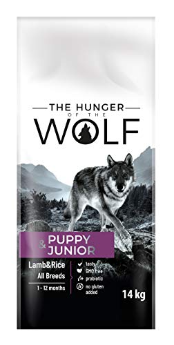 Hundetrockenfutter für Welpen und junge Hunde, mit Lamm und Reis, alle Rassen, feine Zubereitung, 14 kg - 2