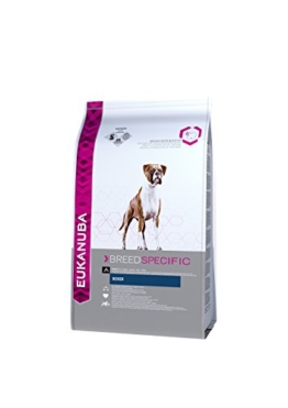 Eukanuba Premium Hundefutter für Boxer, Trockenfutter mit Huhn (1 x 12 kg) - 1