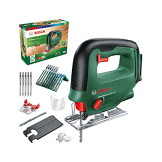 Bosch Akku Stichsäge UniversalSaw 18V-100 (ohne Akku, 18 Volt System, 2x Sägeblätter T144D, im Karton) – Amazon Edition – Testnote: sehr gut (Magazin: selbst ist der Mann) - 1