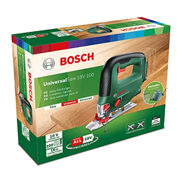 Bosch Akku Stichsäge UniversalSaw 18V-100 (ohne Akku, 18 Volt System, 2x Sägeblätter T144D, im Karton) – Amazon Edition – Testnote: sehr gut (Magazin: selbst ist der Mann) - 8