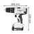 Bosch Professional 18V System Akku Schlagbohrschrauber GSB 18V-21 (inkl. 2x2.0 Ah Akku, in L-BOXX), White-space, Amazon Exclusive Set: inkl. 40-teiliges Zubehörset - 3