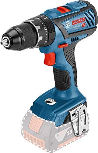 Bosch Professional 18V System Akku-Schlagbohrschrauber GSB 18V-28 (inkl. 1x2.0 Ah Akku, 1x 4.0 Ah Akku, Ladegerät GAL 18V-20, L-Case Pick&Click mit 100-teiligem Zubehör-Set) - Blau - 3