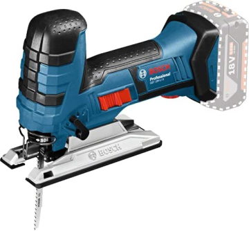 Bosch Professional 18V System Akku Stichsäge GST 18 V-LI S (kompatibel mit Bosch Click&Clean System, inkl. 3x Sägeblätter, 3x Schwämme, ohne Akkus und Ladegerät, in L-BOXX 136) Blue - 3