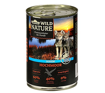 Dehner Wild Nature Hundefutter Junior, Hochmoor, 6 x 400 g (2.4 kg) - 2