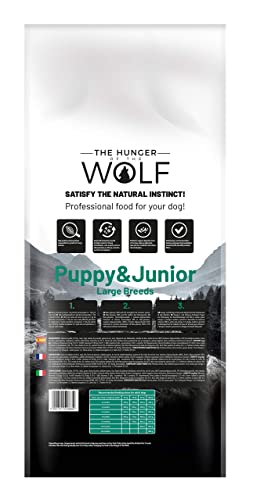 The Hunger of the Wolf Hundefutter für Welpen und Junghunde großer Rassen, Trockenfutter mit hohem Geflügelfleischanteil - 14 kg - 3